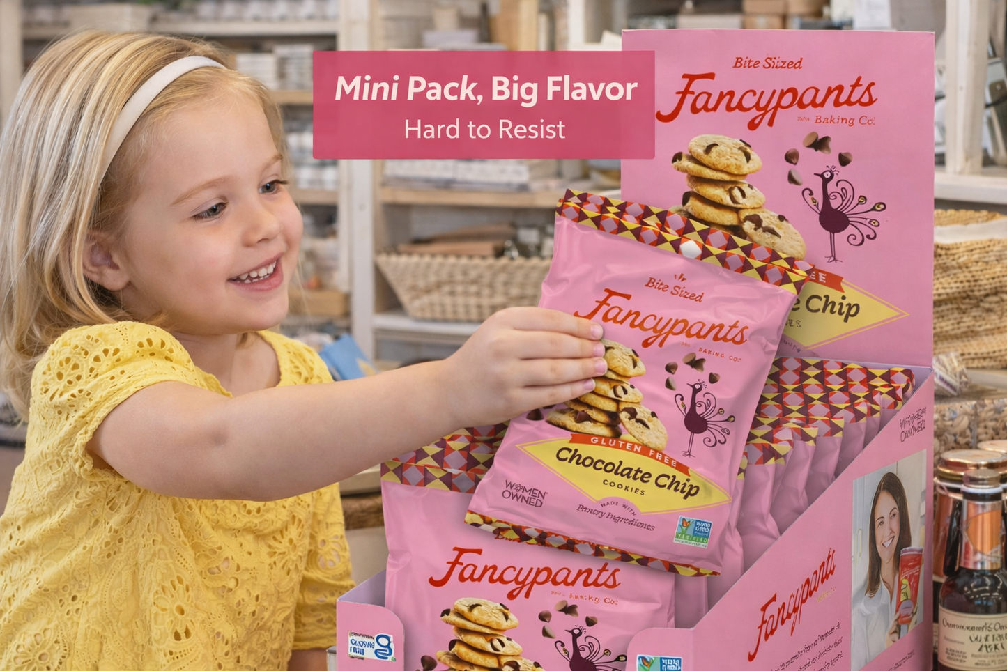 1-oz Gluten Free Choc Chip Mini Packs | Impulse Checkout