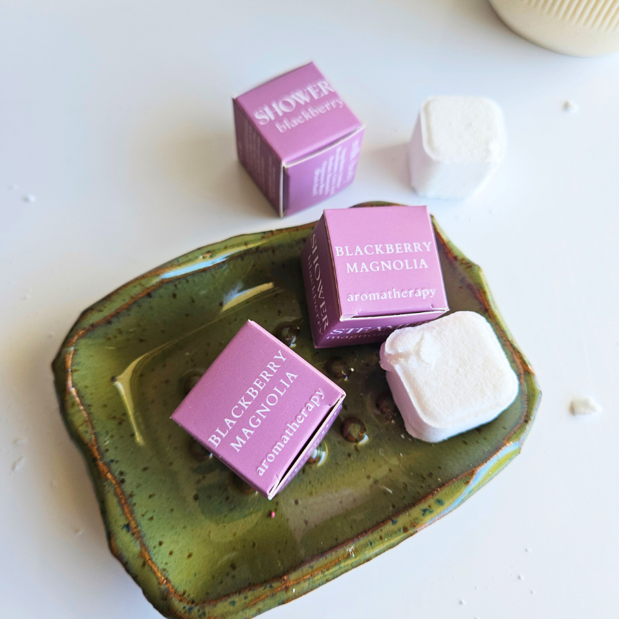 Blackberry Magnolia | Summer Shower Steamer, Aromatherapy