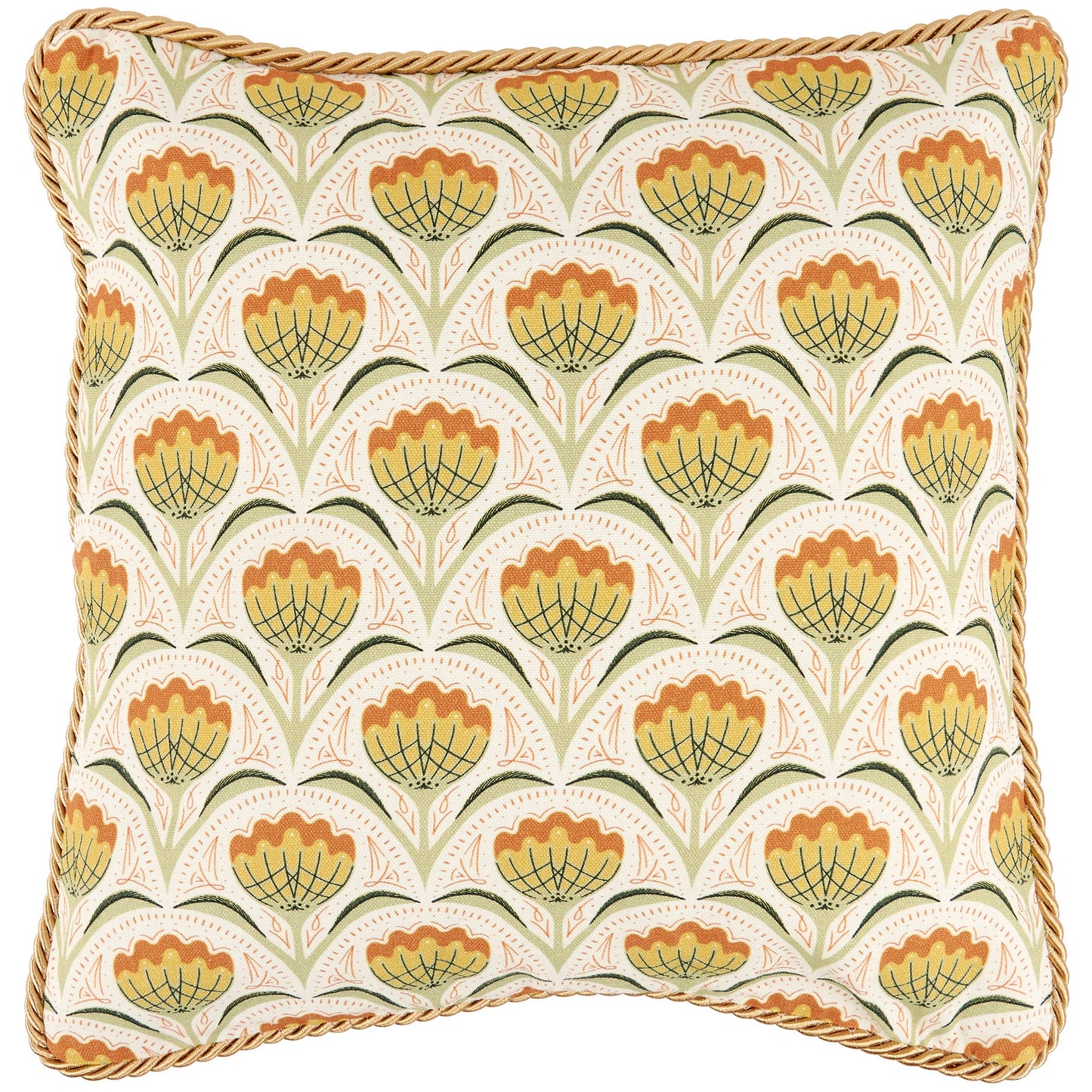 Nouveau Floral Pillow