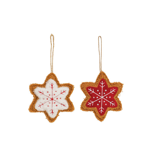 Snowflake Gingerbread Ornament