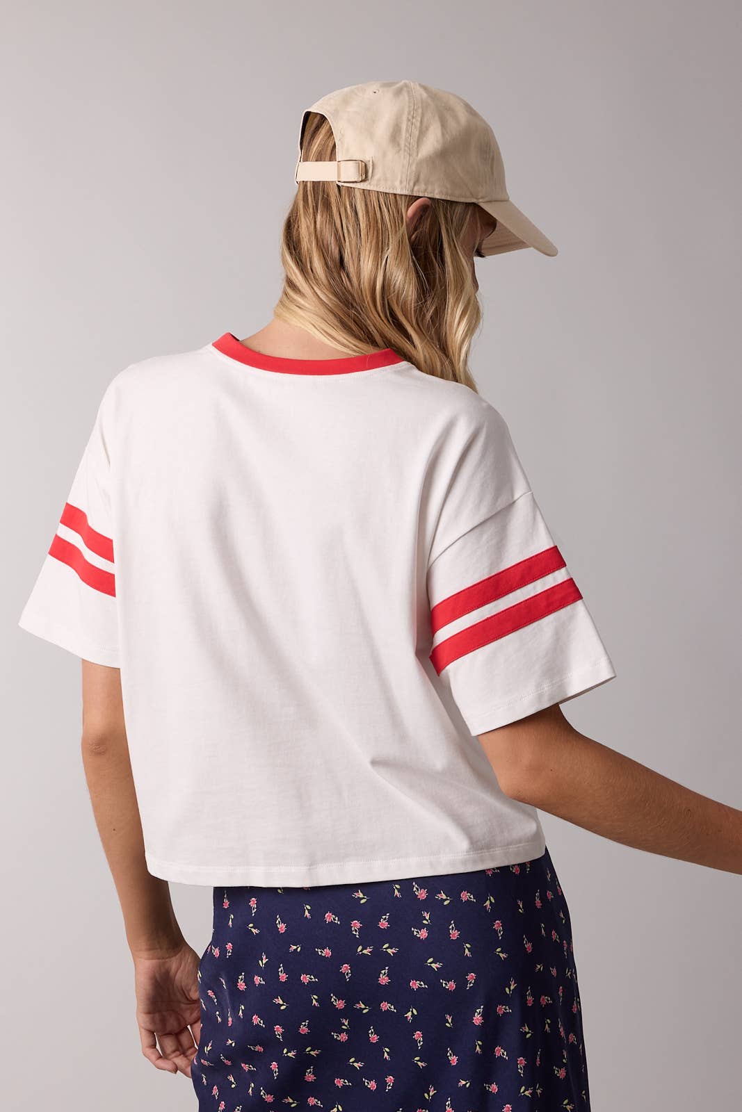 'GAME DAY' CONTRAST KNIT TOP / WL25-11566