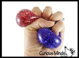 Dual Glitter Swirling Stress Ball - Sensory, Fidget