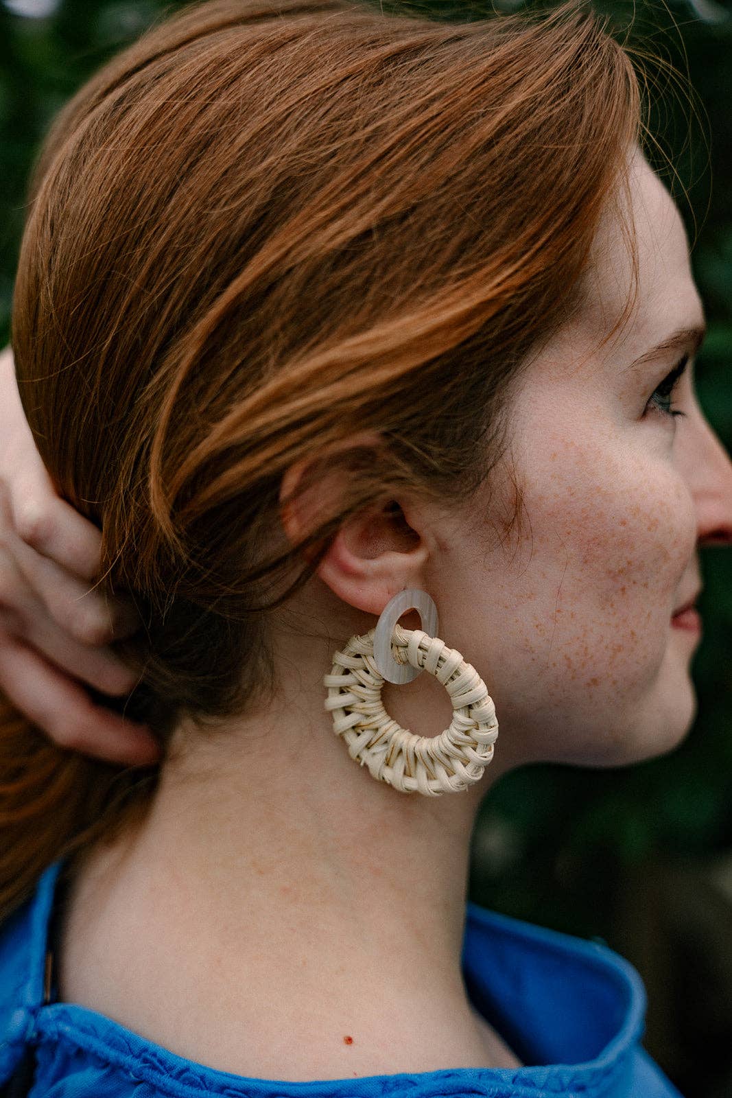 Calypso Earrings - Light Rattan // Resort Summer Jewelry