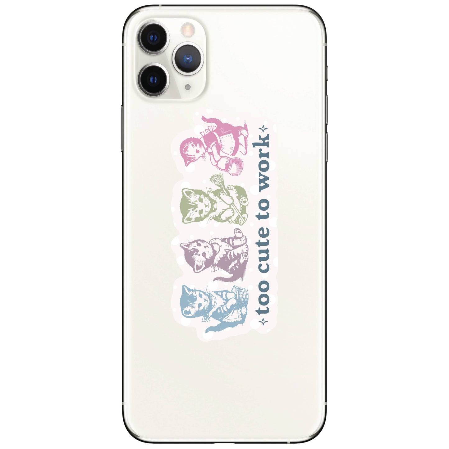 Funny Sarcastic Cute Kitty Cat High Quality Vinyl Sticker
