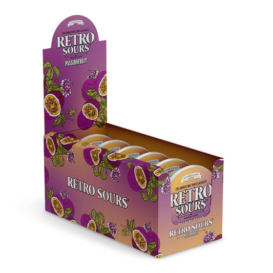Retro Sours Passion Fruit, 2.12oz Tin