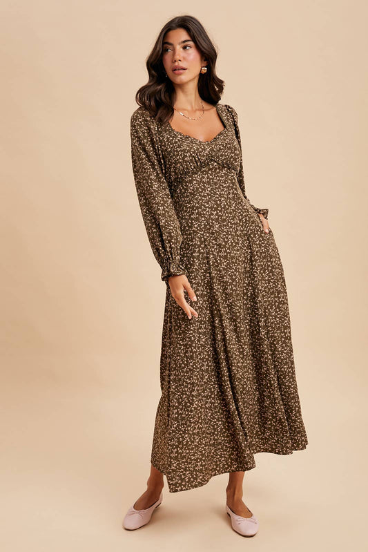 SWEETHEART FLORAL MAXI DRESS