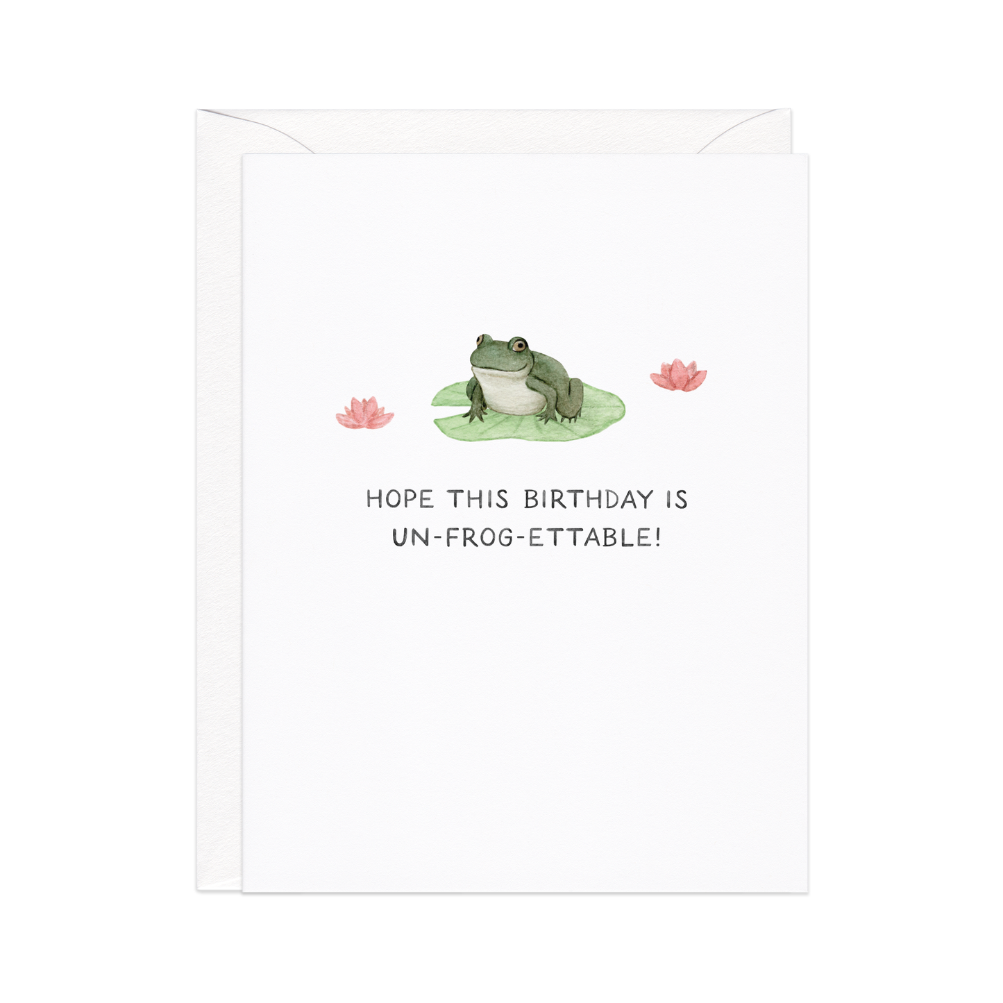 Unforgettable Frog — Funny Animal Lovers Birthday Card