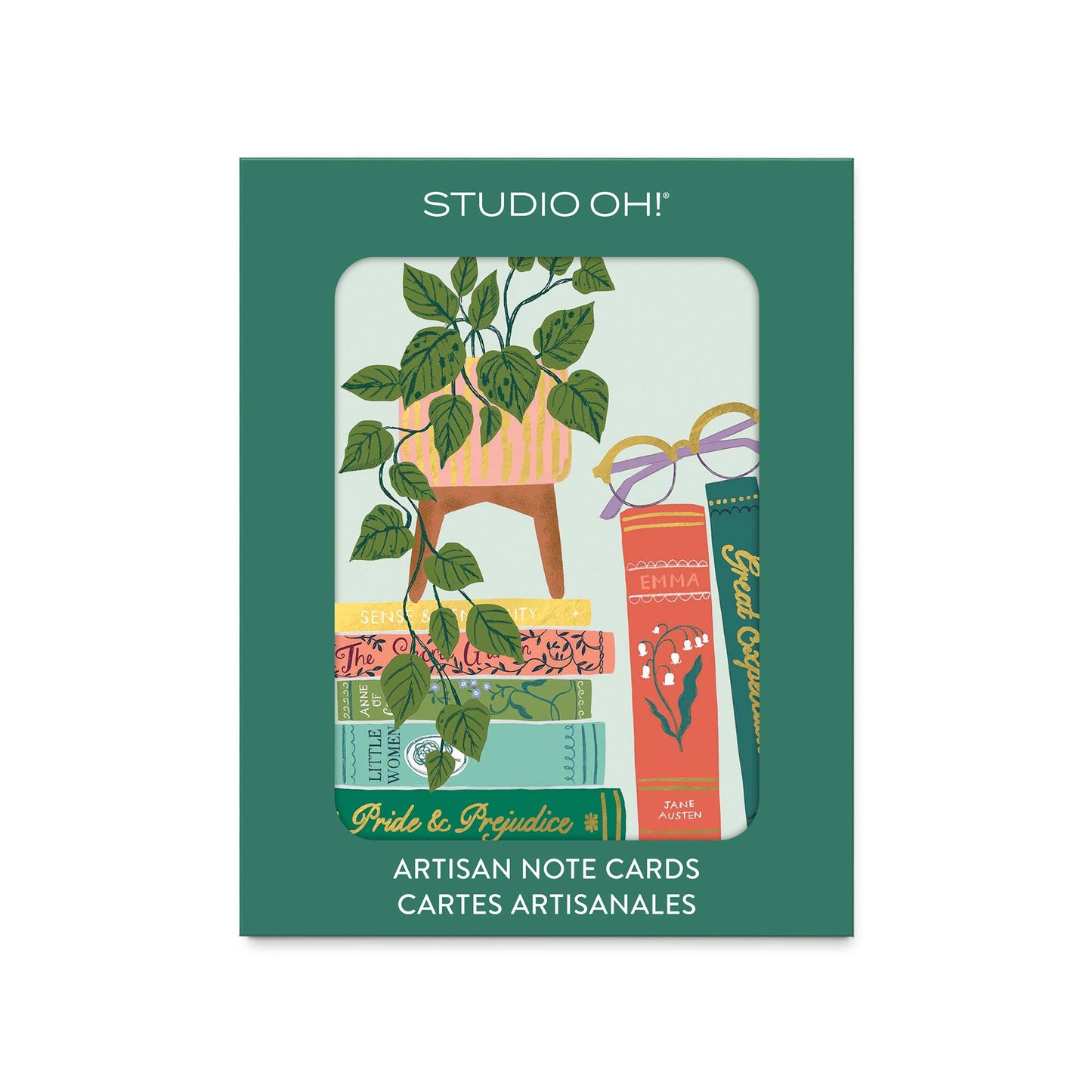 Cozy Reads Artisan Note Card Set