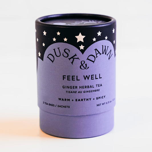 Feel Well Herbal Tea Tube - 5 Tea Bags - Purple - Get Well