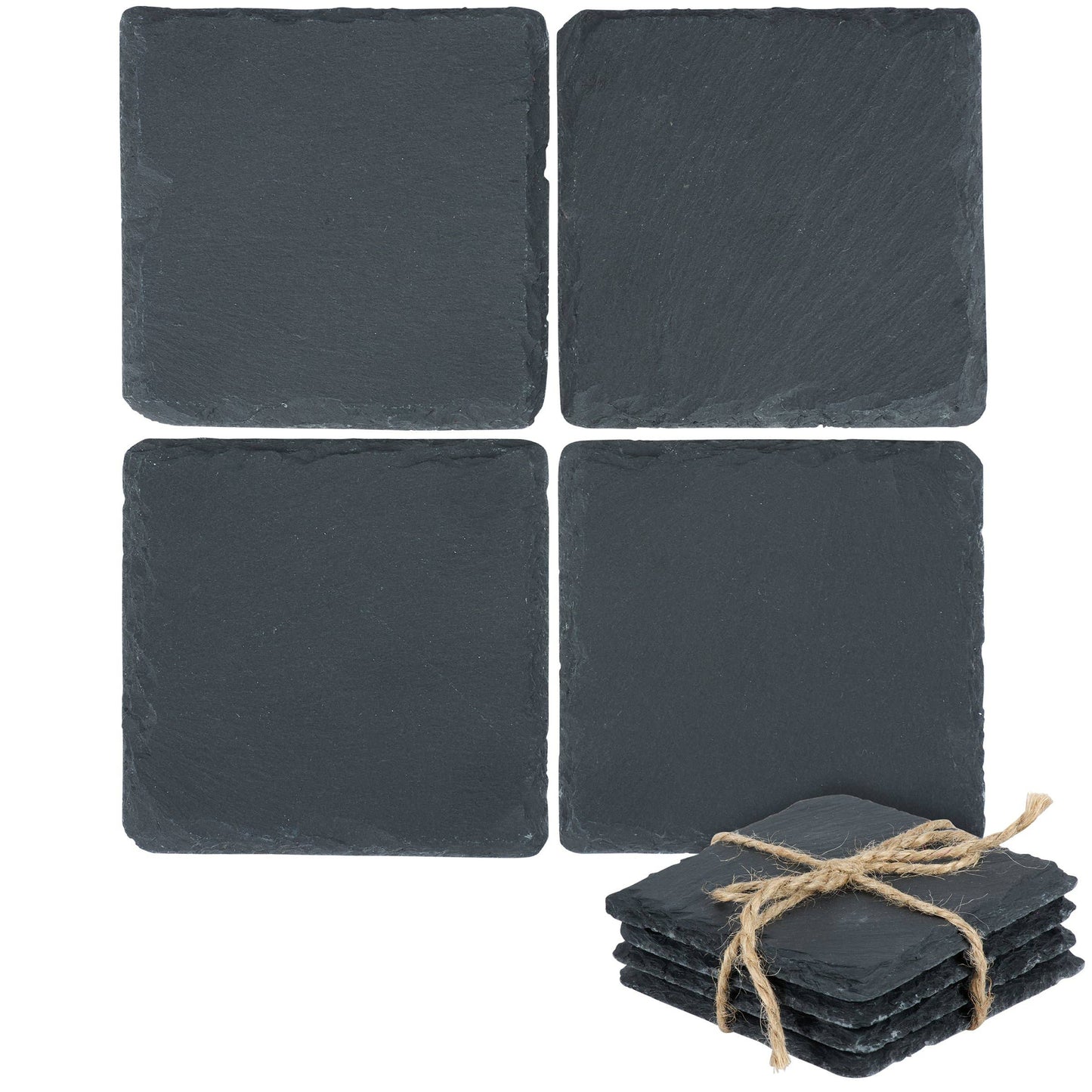 Slate Coaster Set