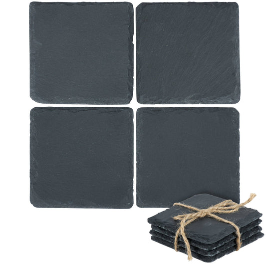Slate Coaster Set