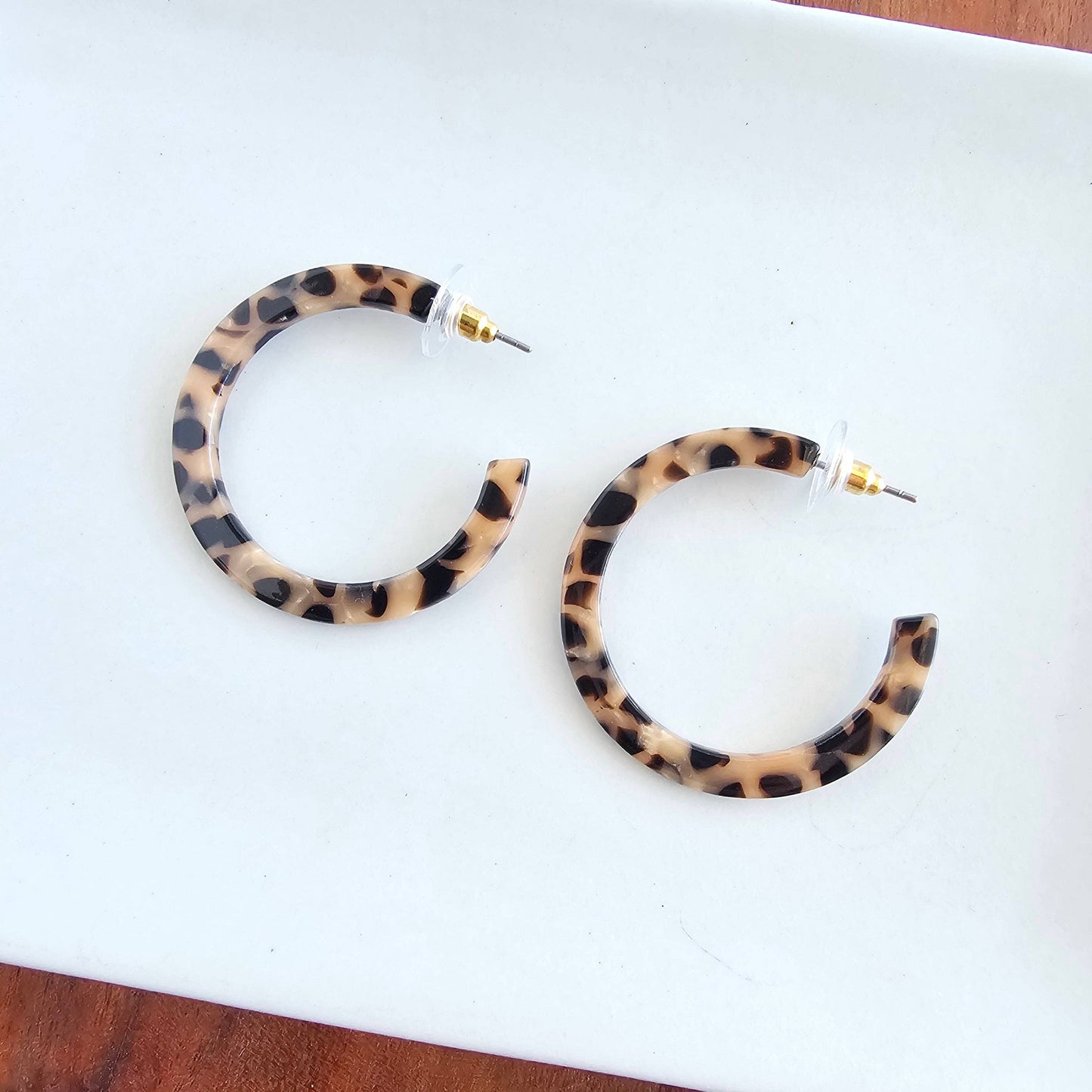 Camy Hoops - Cheetah // Jewelry, Earrings, Fall