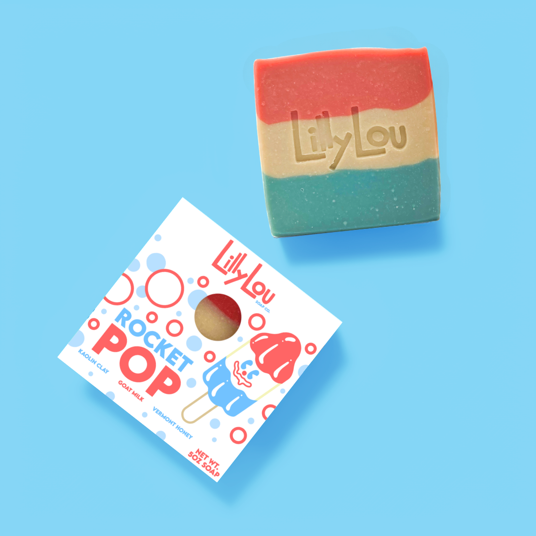 Rocket Pop Soap Bar | 4th of July Soap | USA 250th | Natural
