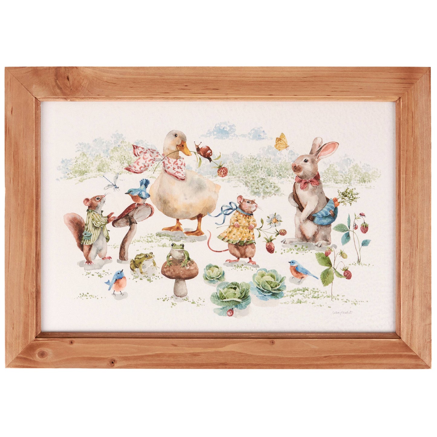 Garden Friends Framed Wall Art
