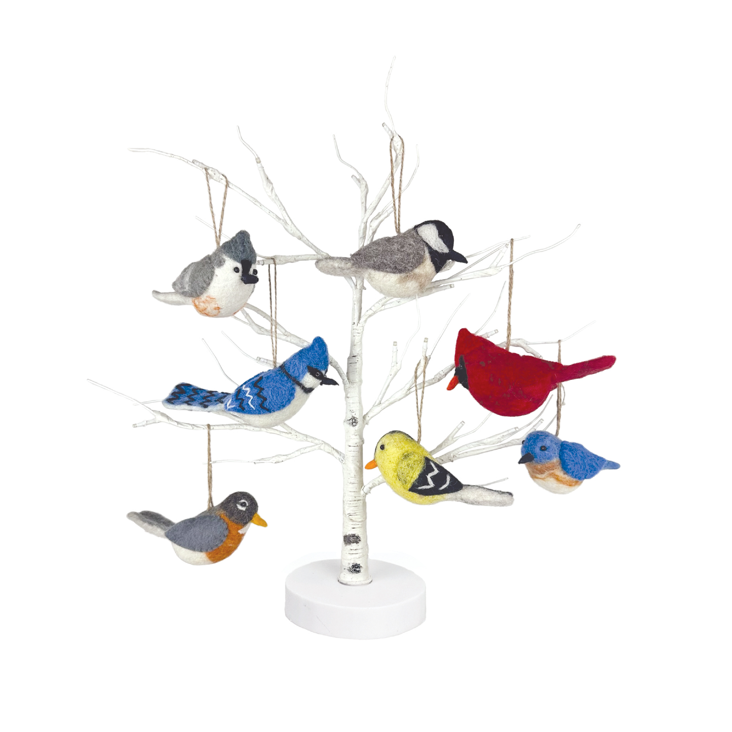 Felt Bird Ornaments