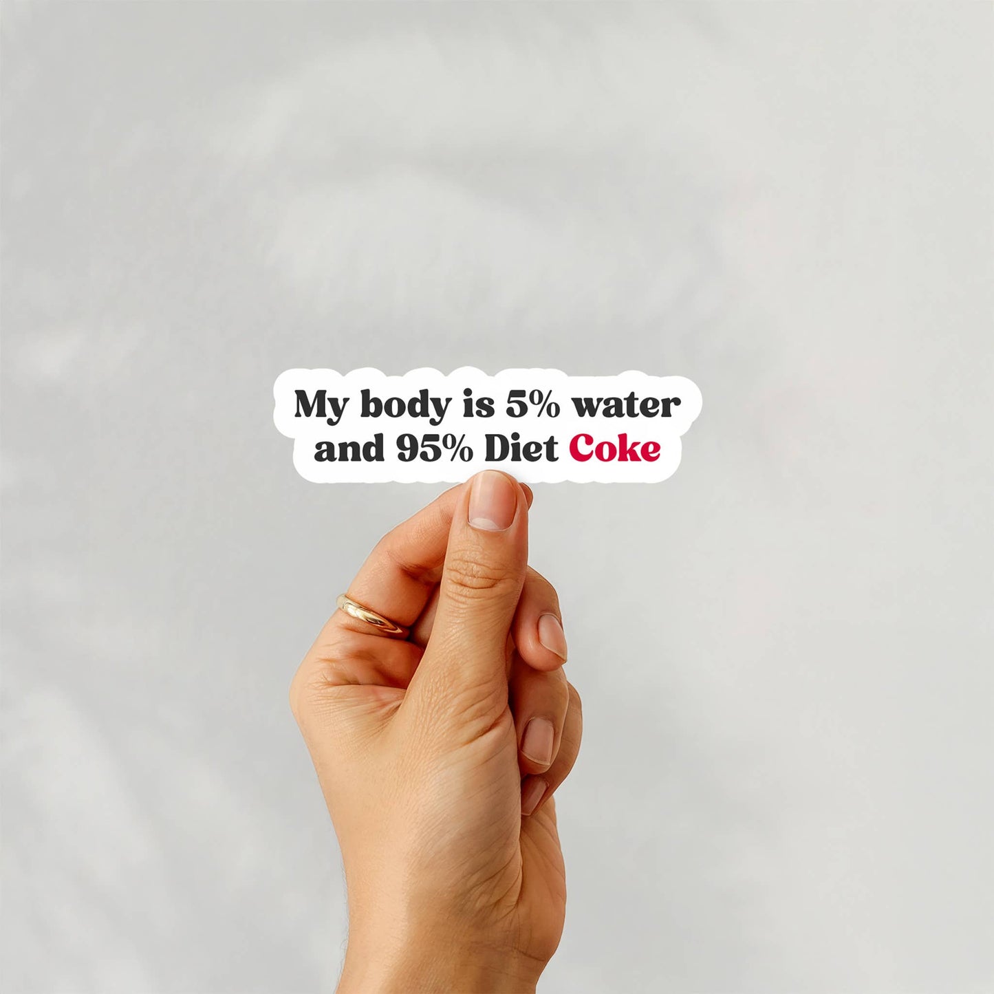 Diet Coke Sticker, Funny Stickers