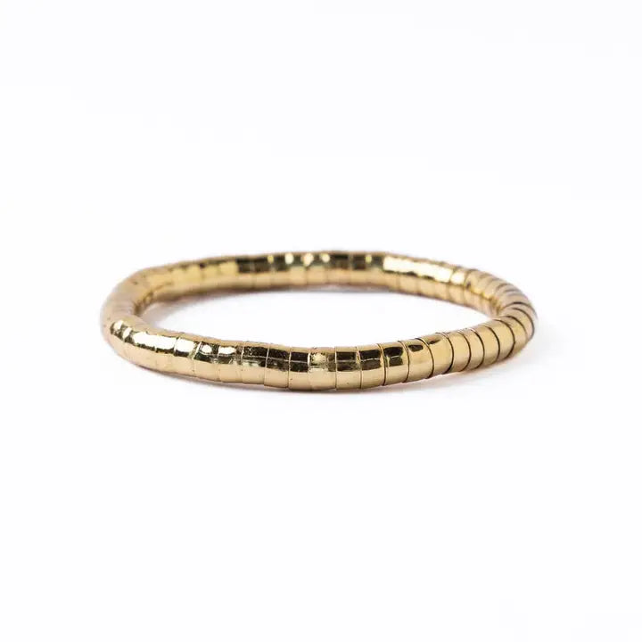 Lucille stretch bracelet gold