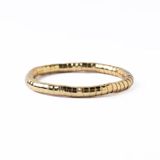 Lucille stretch bracelet gold