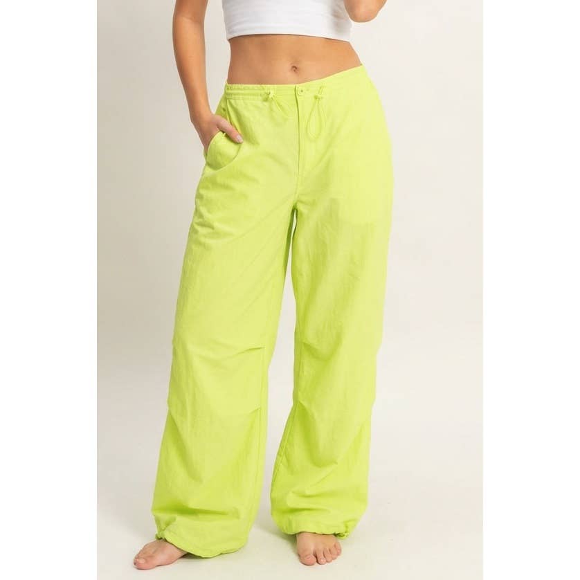 High-Waist Parachute Pants