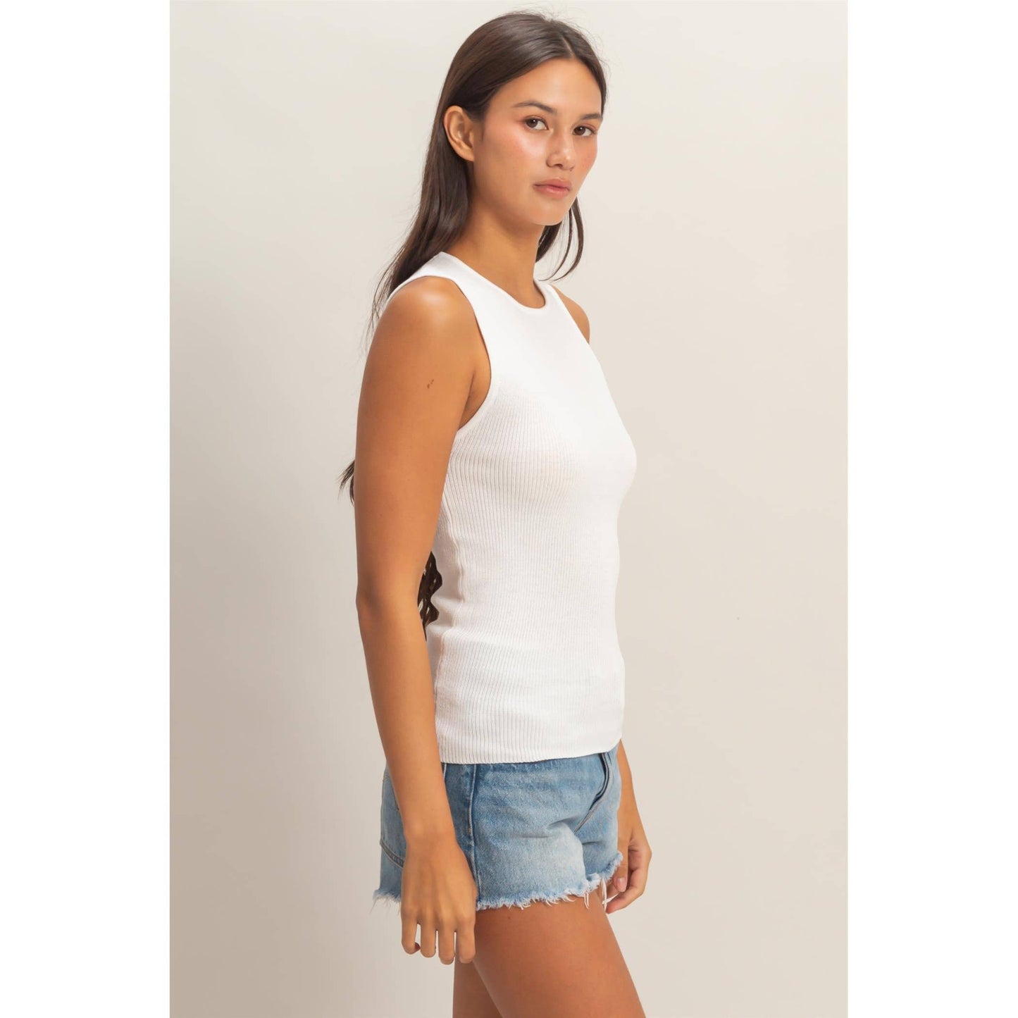 Ribbed Knit Tank Top