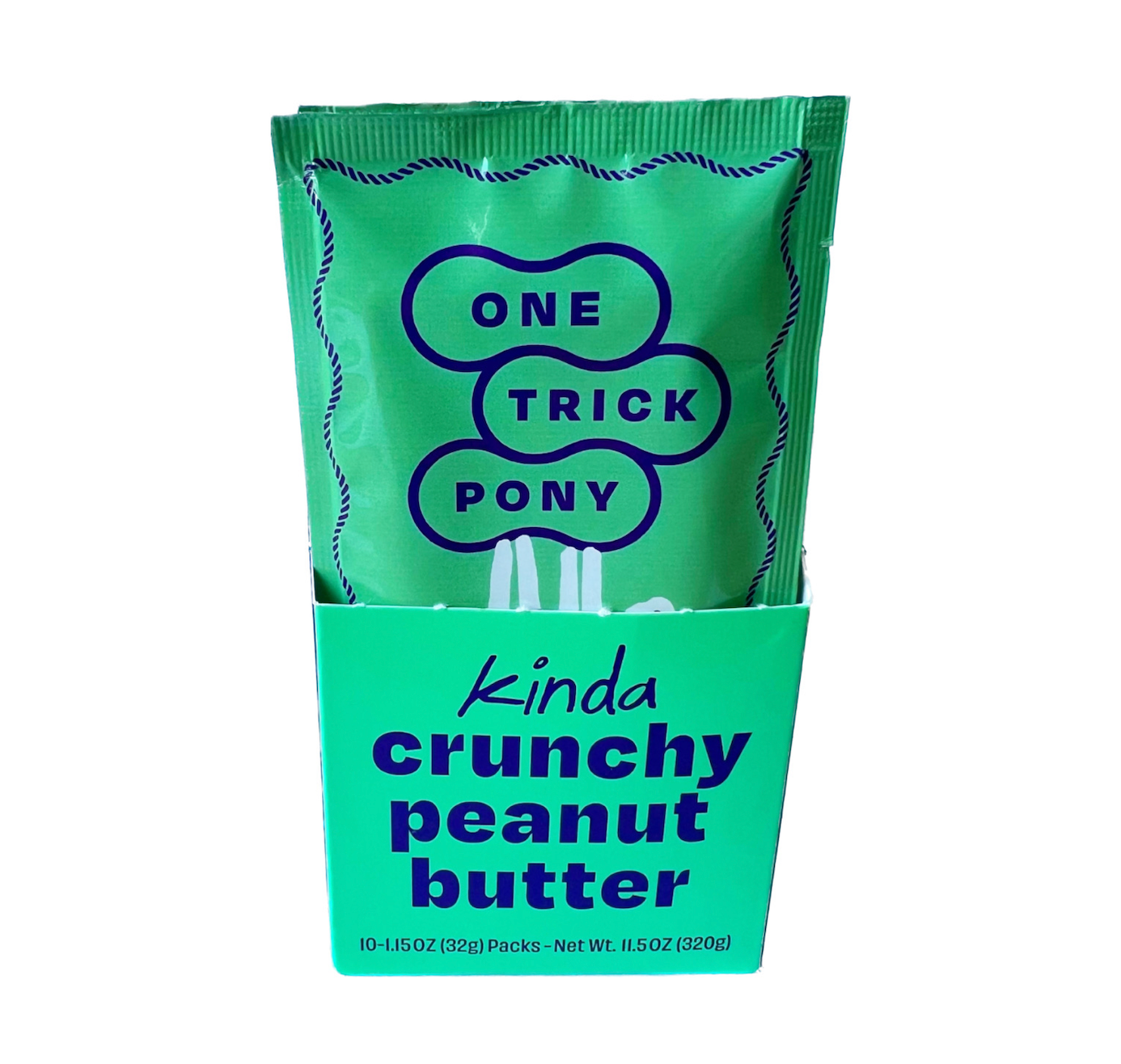 Single Serve Peanut Butter Packets - Box of 10 Kinda Crunchy