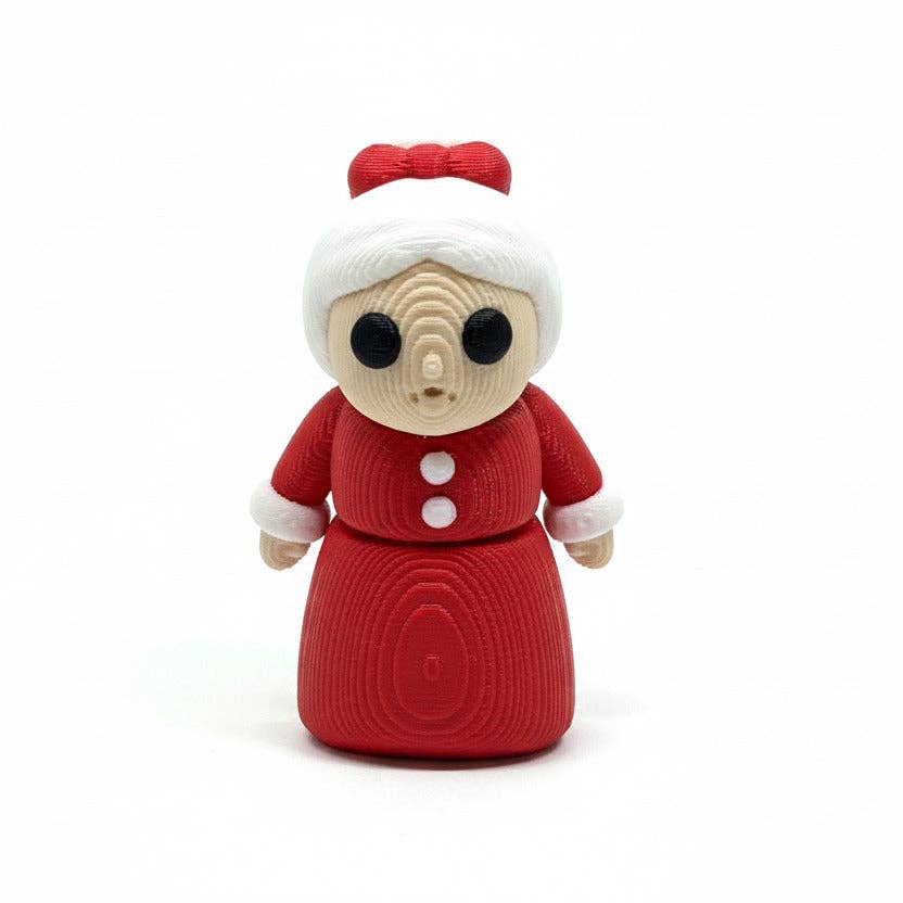 Mrs. Claus • Mini 3D Printed Articulated Animal • Flexi Animals • Christmas • Pocket Pets • Pocket Pals • Desk Pets [2025]