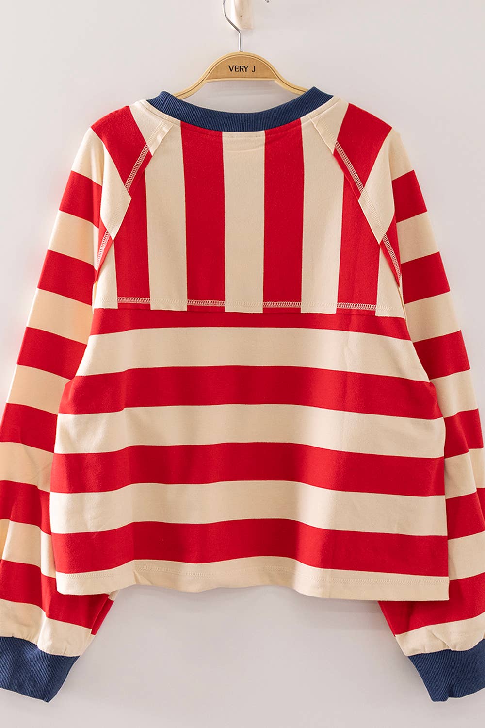 Casual Stripe Cropped Top