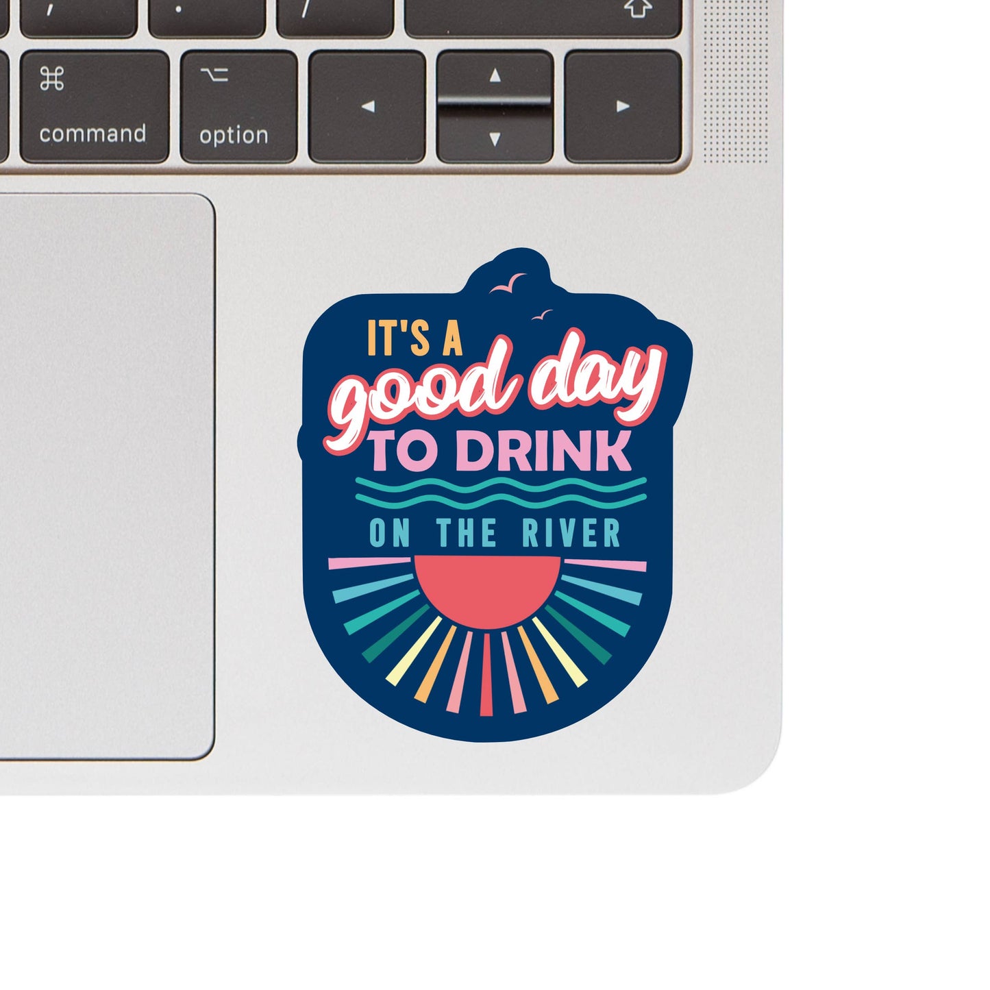 River Float Summer Boat Drink High Quality Vinyl Sticker