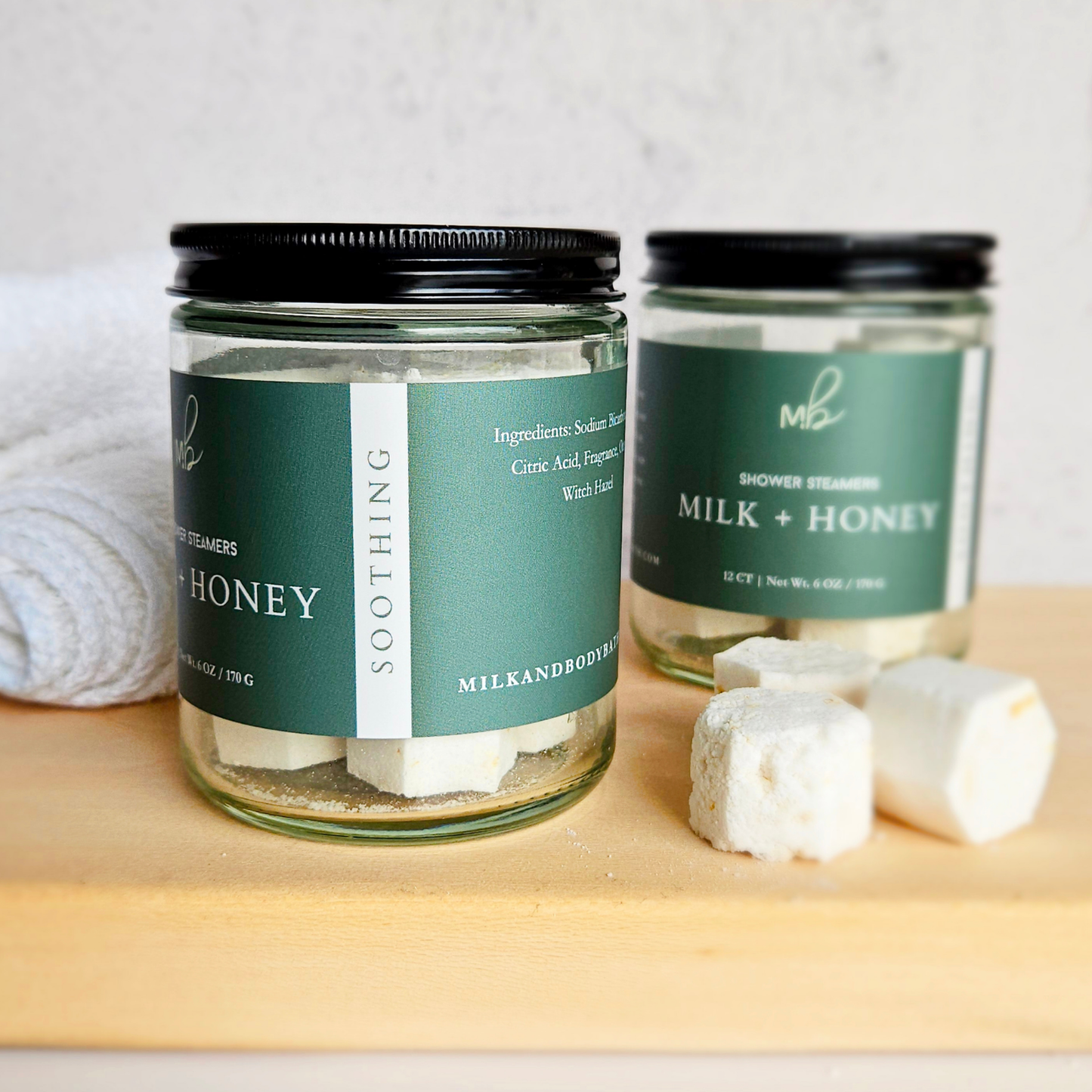 12ct Mini Shower Steamer Jars | Aromatherapy