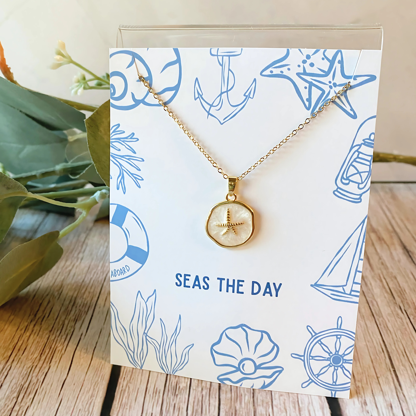 Coastal Charm Necklace | Beach | Summer | Seas the Day