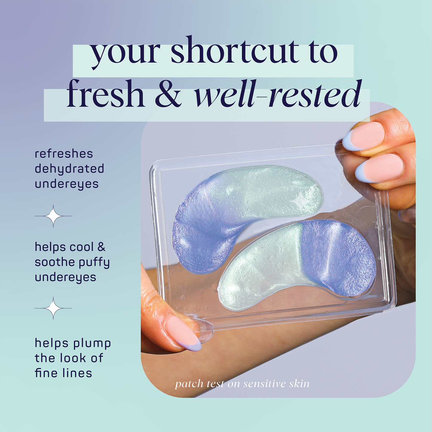 Hydrating Eye Patches (2 in 1 Formula) - 8 Pack