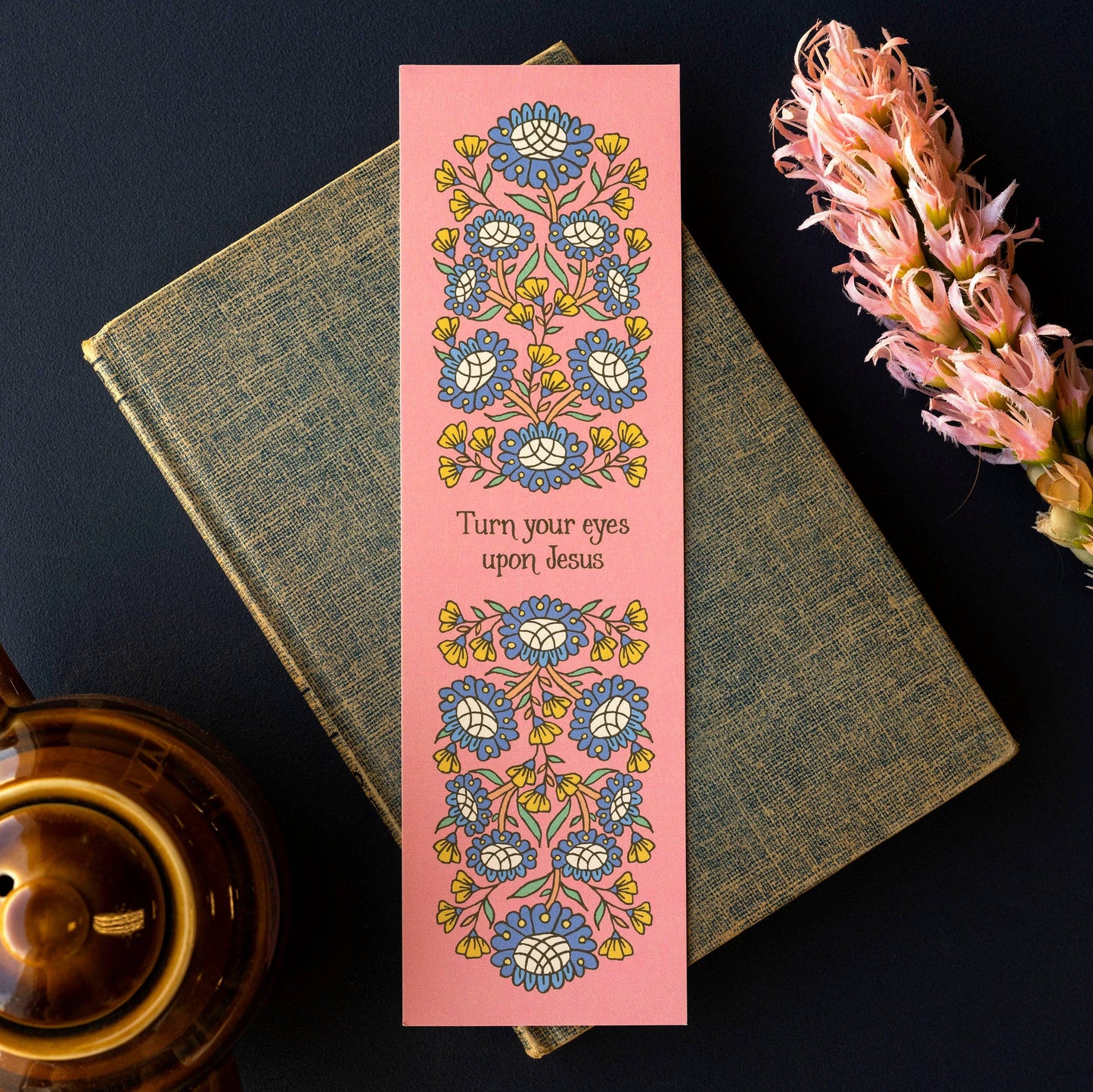 Turn Your Eyes Hymn Bookmark