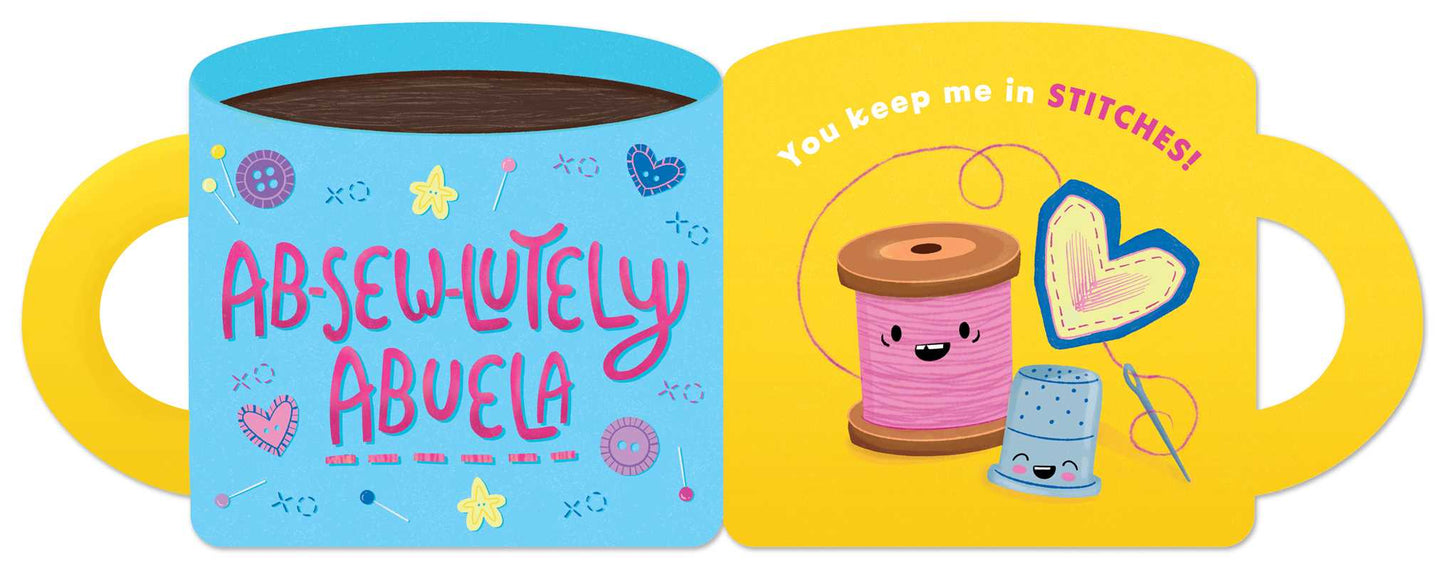 Greatest Grandma (A Mugs & Kisses Shaped Board Book for Toddlers) by Teresa Bonaddio