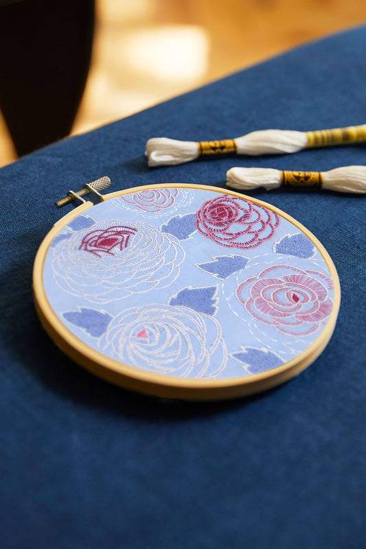 DMC Designer Embroidery Kit - Ranunculus