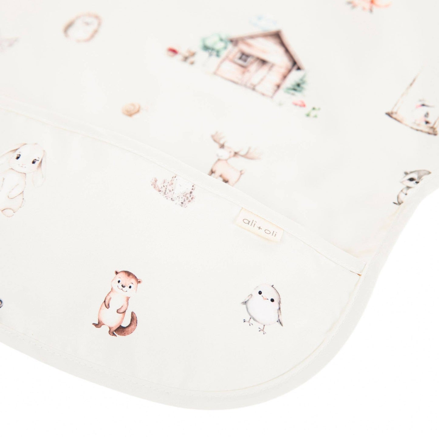 Smock Bib for Baby & Toddler Long Sleeve (Woodlands)