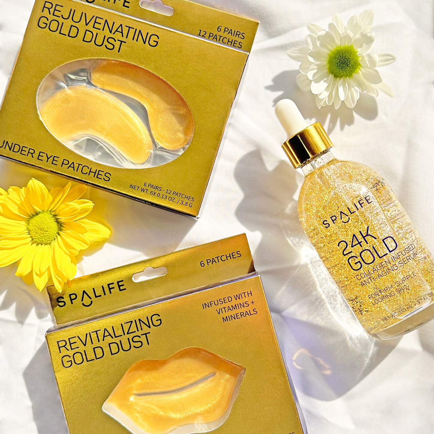 Rejuvenating Gold Dust Under Eye Masks - 8 Pairs