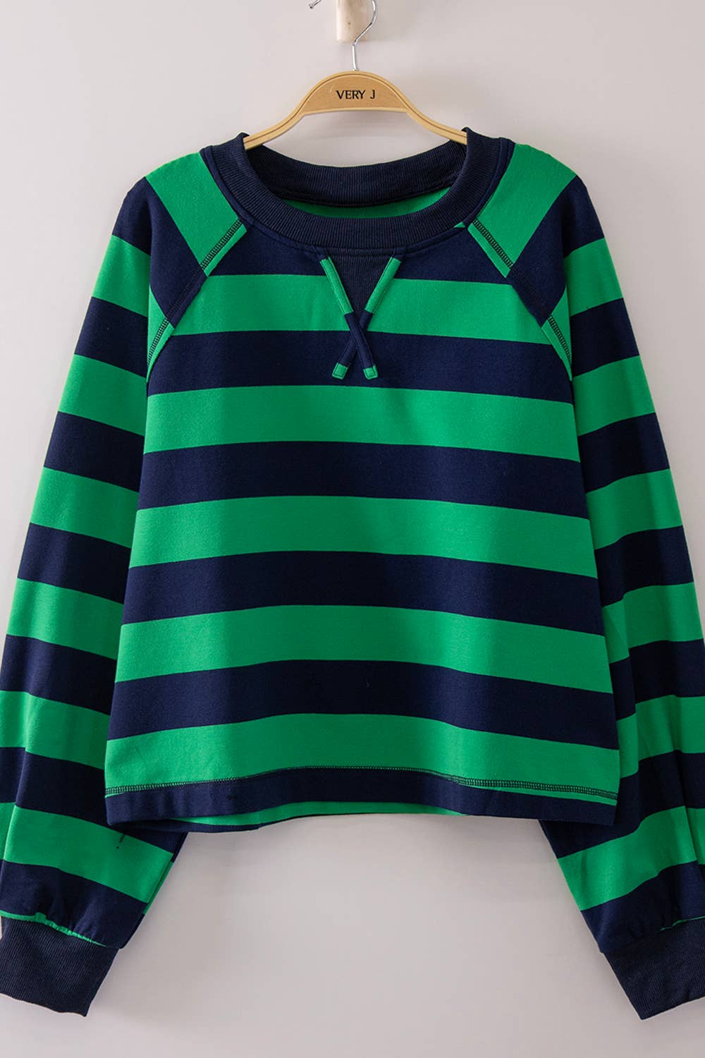 Casual Stripe Cropped Top