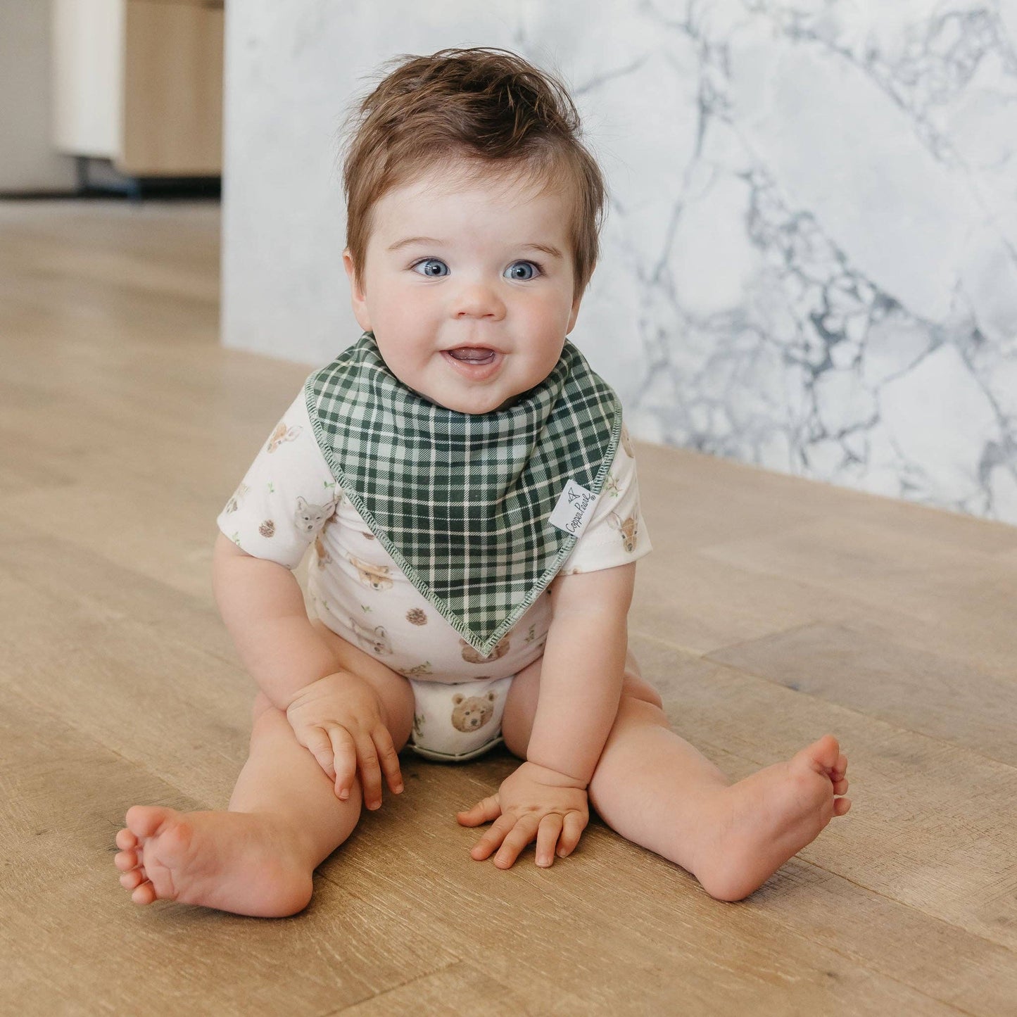 4 Pack Baby Bandana Bibs - Wilder