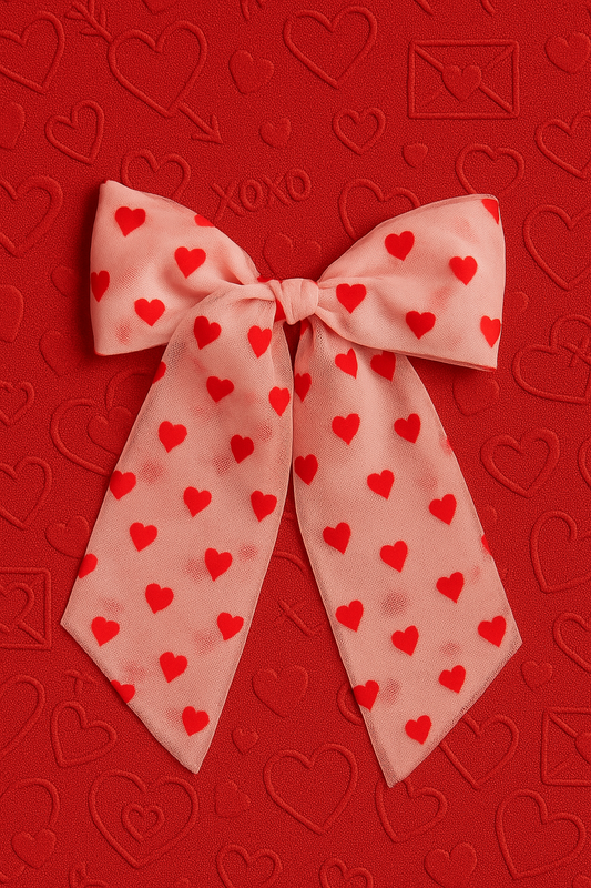 Tulle Hair Bow - Sweet Love