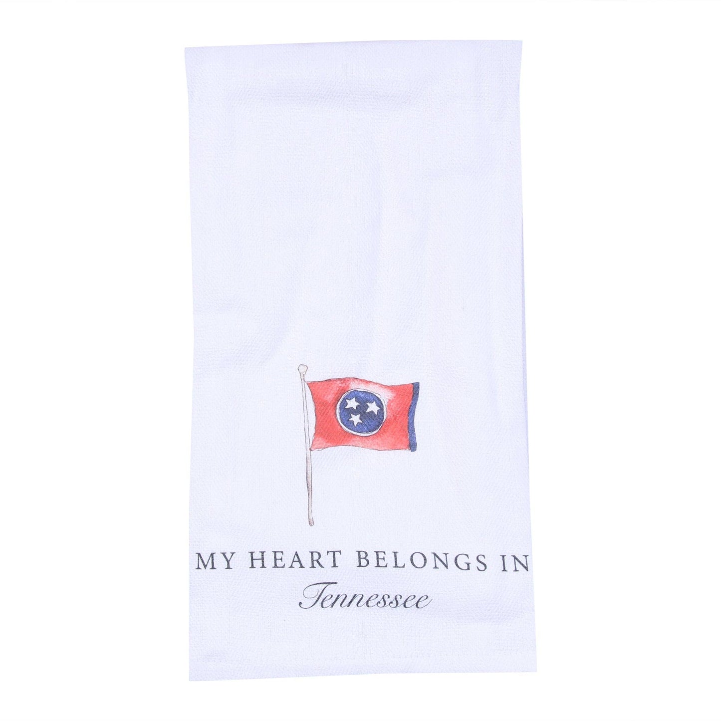 My Heart Belongs In TN Tea Towel