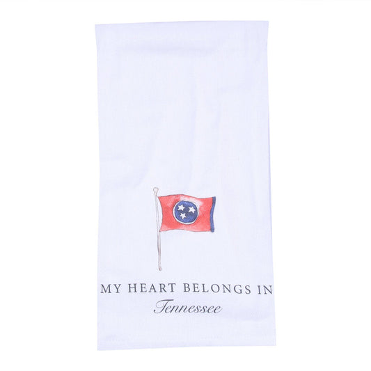My Heart Belongs In TN Tea Towel