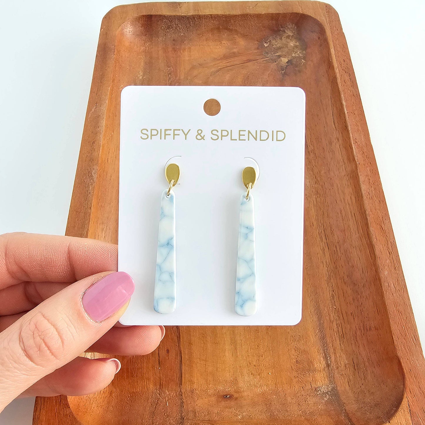 Blair Earrings - Saltwater Blue // Resort Summer Jewelry