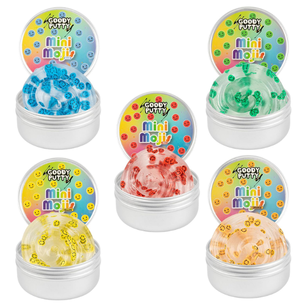 Small Tin Of Emoji Bouncing Putty