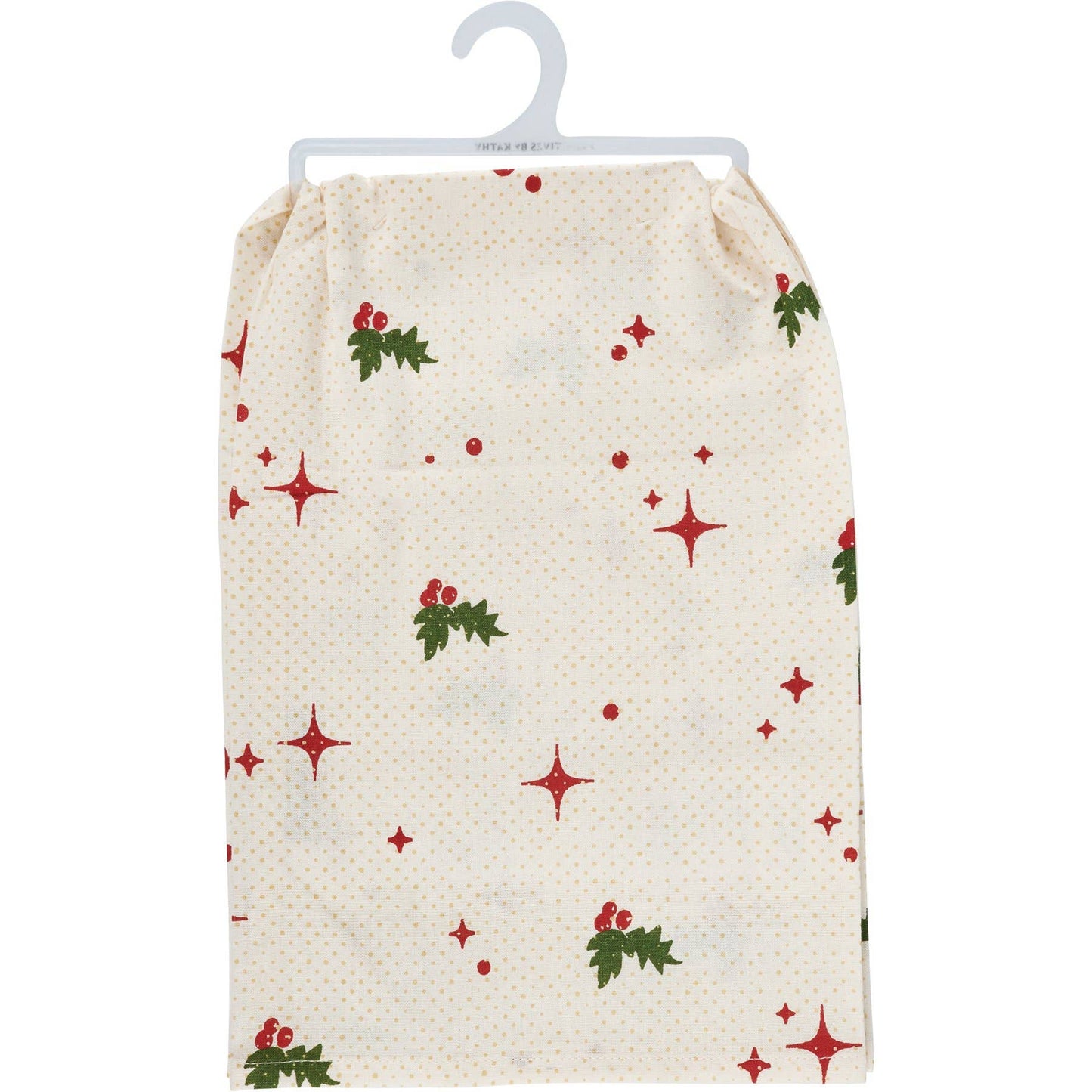 Be Jolly Or Leave Vintage Kitchen Towel